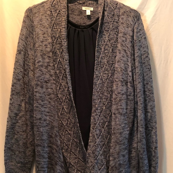Westport Sweaters - Westport Cardigan/Roz &Ali sleeveless top
